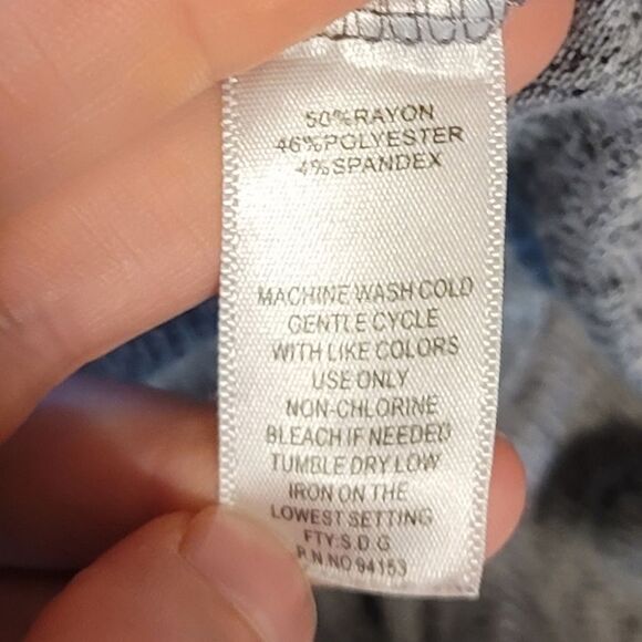 Hannah Gray Long Sleeve Sweater Size Large - Picture 4 of 9